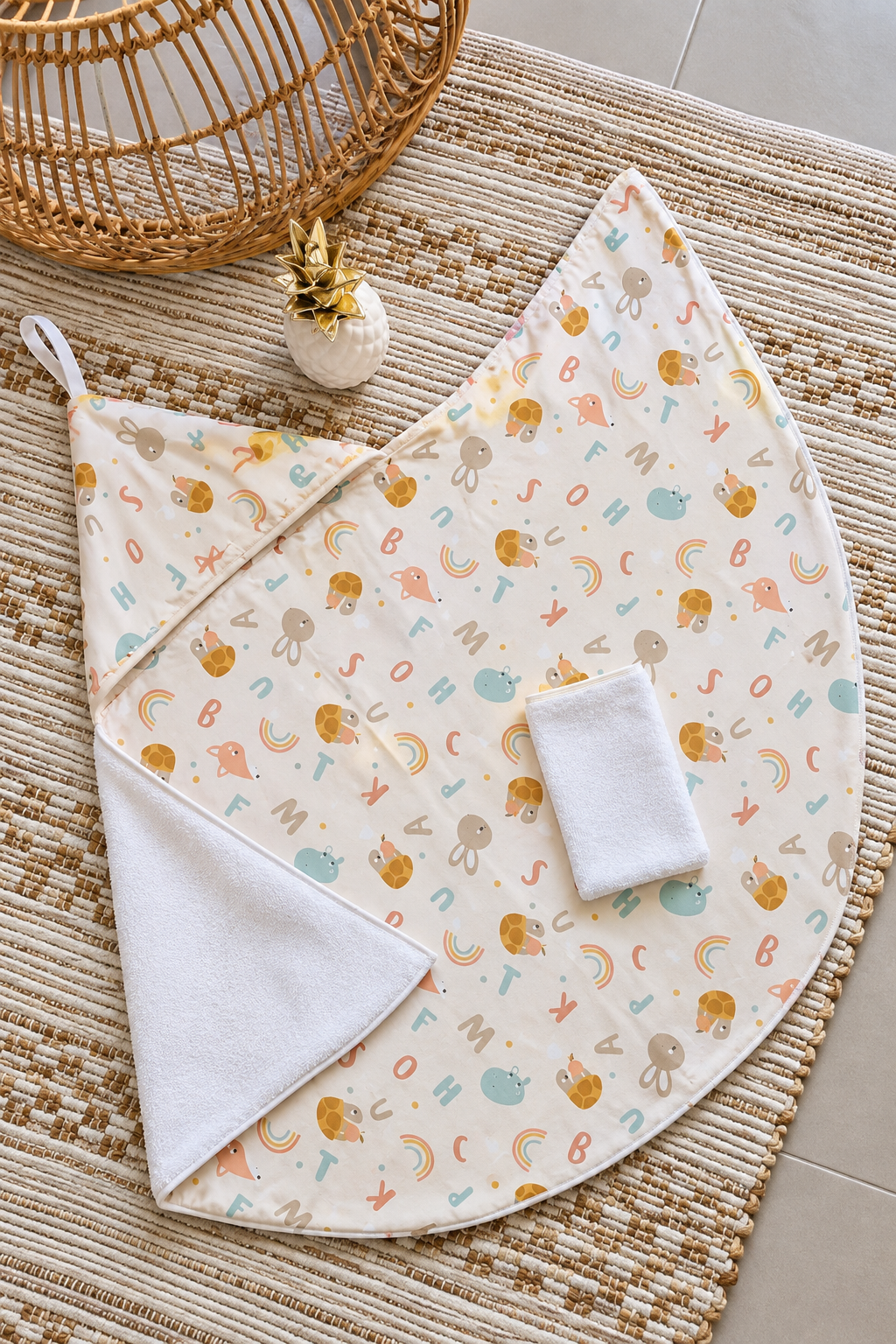 Cape de bain Petits Explorateurs – Kit bain