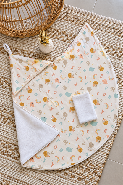 Cape de bain Petits Explorateurs – Kit bain