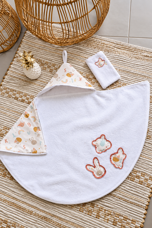 Cape de bain Petits Explorateurs – Kit bain