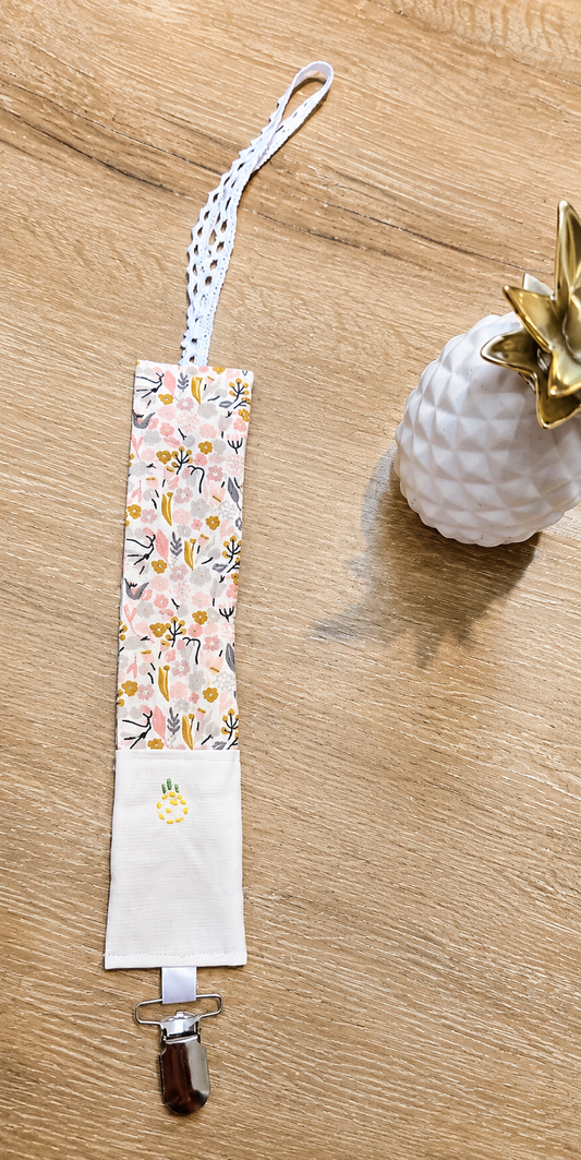 Attache-tétine – Douce prairie fleurie