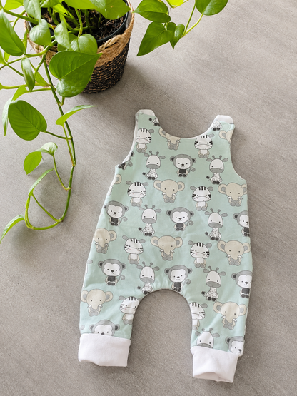 Salopette évolutive bébé – Animaux de la jungle