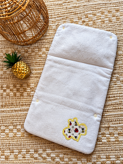 Tapis à langer nomade – Coccinelles & Abeilles