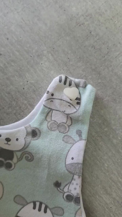 Salopette évolutive bébé – Animaux de la jungle